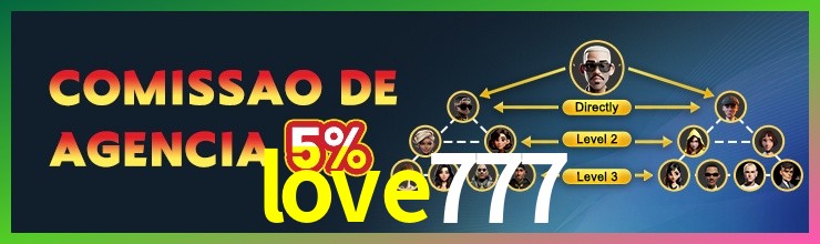Aplicativo móvel love777 para iOS e Android